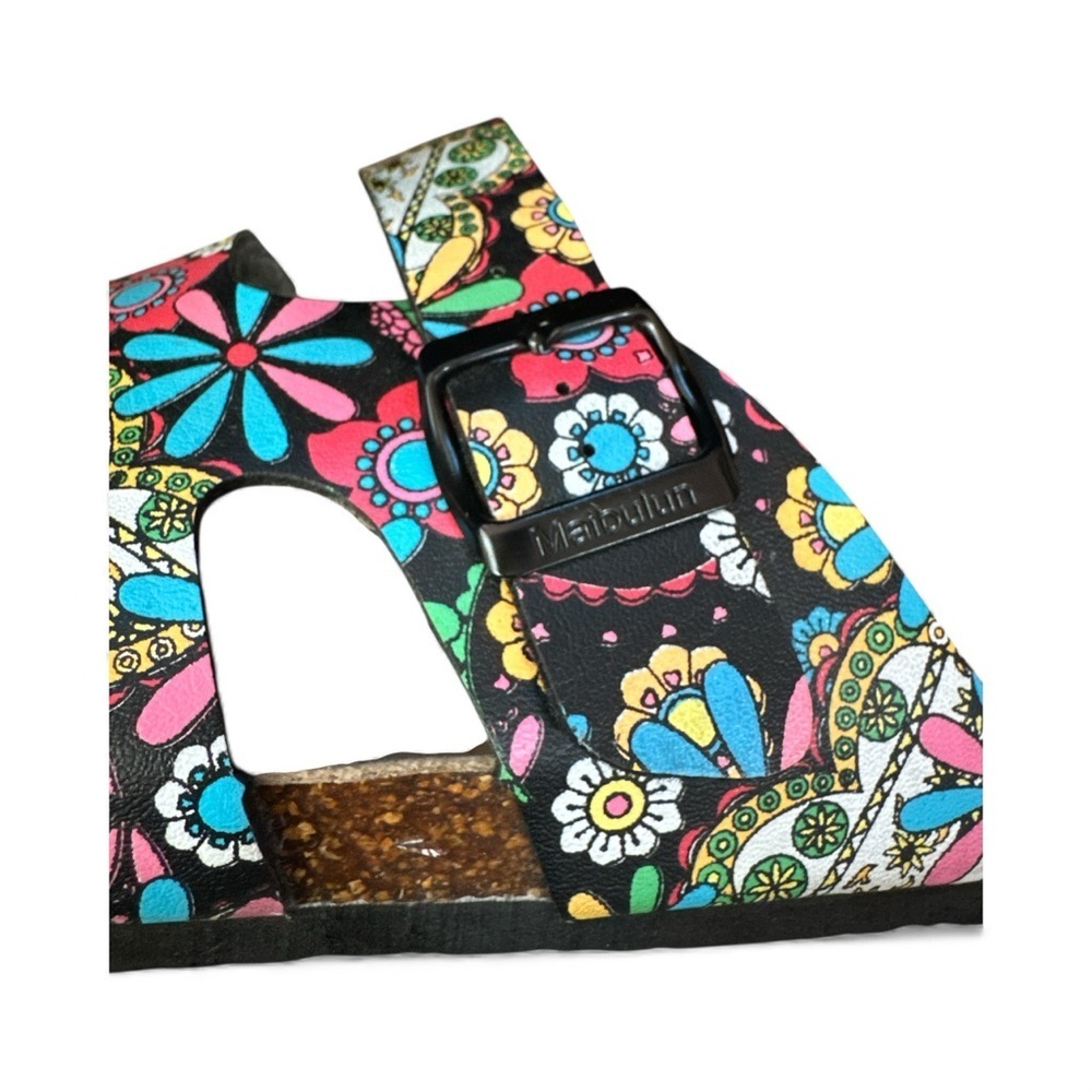 Maibulun Women’s Size 11 Colorful Artsy Flat Sandals Boho Festival Beach Vibes - Picture 6 of 7